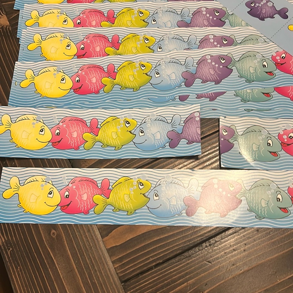 Colorful Fish Bulletin Boarder